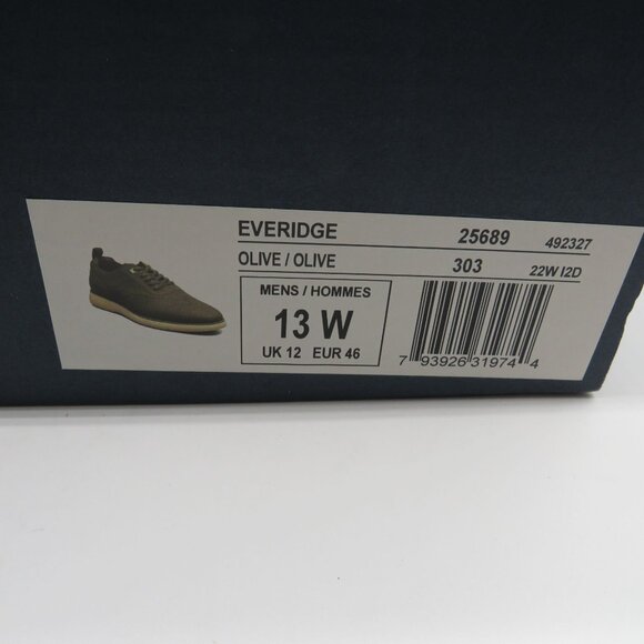 Stacy Adams Men's Everidge Olive Sneakers 13W Comfort Footwear NEW $130 - Picture 2 of 8